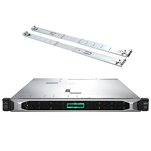 HPE ProLiant DL360 Gen10 1U Rack Server Bundle with Dual Xeon 6130 2.10 GHz, 256GB DDR4 Memory, 7.68TB Enterprise SSD Storage, RAID, Dual Power, iLO, Rail Kit, Server 2022 Standard