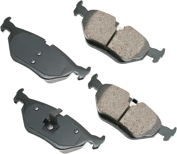 Akebono EUR763 Euro Ultra Premium Ceramic Disc Brake Pad Kit, GREY